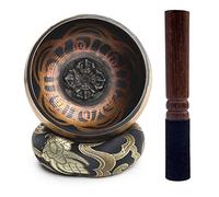 Tibetan Singing Bowl Set Lotus Unique Gift Helpful For Meditation Yoga Relaxation Prayer And Mindfulness for Living Room Arts Ornaments
