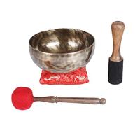 Tibetan Singing Bowl set,Meditation, zen decor, Spiritual and Body Healing and Energy Cleansing,Handmade