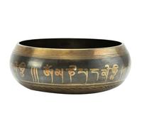 Tibetan Singing Bowl Set Singing Bowl Set 8.5~20CM Size Optional Scripture Helpful For Meditation Yoga Relaxation Chakra Healing Prayer(8.5cm)