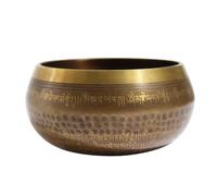 Tibetan Singing Bowl Sound, Yoga Meditation Sanskrit Copper Chime for Relaxation(13.4cm)