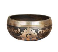 Tibetan Singing Bowl Yoga Ornament, Meditation Buddha Sound Bowl for Table Display Singing Bowls