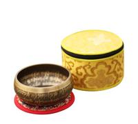 Tibetan Singing Bowls - Authentic Meditation Sound Bowls - Spiritual Decor for Yoga, Wellness Spaces & Relaxation