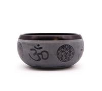Tibetan Singing Bowls Earth Powder Singing Bowl Om Five Buddha 16cm