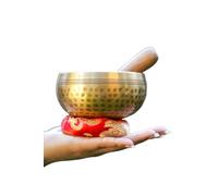 Tibetan Singing Bowls for Meditation, Meditation Singing Bowl, Buddhist Singing Bowl - Handcrafted Mindfulness Meditation Holistic Sound 7 Chakra Healing (3.5 Inch)