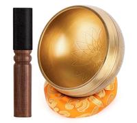 Tibetan Singing Bowls Set-100% Hand-hammered in Nepal Sound Bowl for Meditation, Yoga, Chakra, Meditation Accessories, Unique Gifts for Women, Men (4 inch)