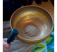 Tibetan Singing Head Bowl Set - Master Healing Grade - 11inch Handcrafted Buddhist Singing Bowl