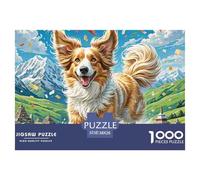 Tibetan Spaniel 1000 Piece Puzzle Beautiful Decoration Puzzle Pet Dog Puzzles for Adults Fun Present & Activity for Home38x26cm/1000pcs