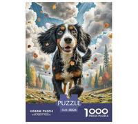 Tibetan Spaniel 1000 Piece Puzzle Beautiful Decoration Puzzle Pet Dog Puzzles for Adults Fun Present & Activity for Home38x26cm/1000pcs