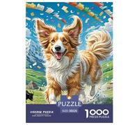 Tibetan Spaniel 1000 Piece Puzzle Educational Games Pet Dog Colourful,Fun,Challenging And Brainteasing Adults Jigsaw Puzzle Fun Present & Activity for Home38x26cm/1000pcs