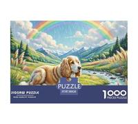 Tibetan Spaniel 1000 Pieces for Adults Jigsaw Puzzles Beautiful Decoration Puzzle Pet Dog Puzzles for Adults Gifts for Men38x26cm/1000pcs