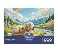 Tibetan Spaniel 1000 Pieces for Adults Jigsaw Puzzles Educational Games Pet Dog Colourful,Fun,Challenging And Brainteasing Adults Jigsaw Puzzle Gifts for Men70x50cm/1000pcs
