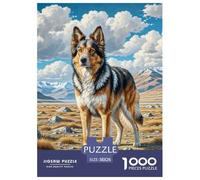 Tibetan Spaniel 1000 Pieces Jigsaw Puzzles Age 12+ for Adults Fun Challenging Brainteasing Perfect for Relaxation Home Decoration 38x26cm/1000pcs