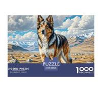 Tibetan Spaniel 1000 Pieces Jigsaw Puzzles Engaging Home Decoration Jigsaw Puzzles Beautiful Decoration for Gifts 38x26cm/1000pcs