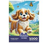 Tibetan Spaniel Jigsaw Puzzles for Adults 1000 Beautiful Decoration Puzzle Pet Dog Puzzles for Adults Gifts for Men38x26cm/1000pcs