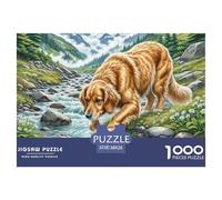 Tibetan Spaniel Jigsaw Puzzles for Adults 1000 Educational Games Pet Dog Challenging Puzzles Fun Present & Activity for Home38x26cm/1000pcs