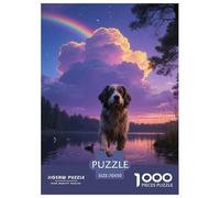 Tibetan Spaniel Jigsaw Puzzles Puzzles for Adults Kids. 1000 Pieces Cute Dogs Impossible Challenge Toy Educational Games Home Decoration for Adults& Kids Age 14 Years Up 70x50cm/1000pcs