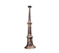 Tibetan-Style Telescopic Three-Section Horn,A Wind Instrument for Cheering Fans,A Brass Traditional Musical Instrument