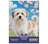 Tibetan Terrier 1000 Piece Jigsaw Puzzle for Adults Educational Games Pet Dog Fun Present & Activity for Home70x50cm/1000pcs