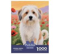 Tibetan Terrier 1000 Piece Puzzle Educational Games Pet Dog Gifts for Men70x50cm/1000pcs