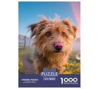 Tibetan Terrier 1000 Pieces Jigsaw Puzzles Cute Pets Jigsaw Puzzles for Kids Creative Home Decoration Puzzle Gifts for Women Age 14+ ForAdults 38x26cm/1000pcs