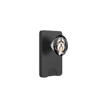 Tibetan Terrier Dog Portrait PopSockets PopWallet for MagSafe