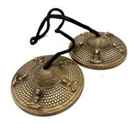 Tibetan Tingsha Five Buddha Approx 9.5Cm Gold