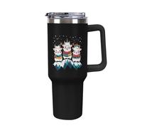 Tibetan Yaks Snow Mountain Coffee Cups Travel Mug Insulated Tumbler Water Bottle Large