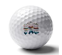 Tibetan Yaks Snow Mountain Personalized Golf Balls Gifts for Men Golfers Distance Straighter Shots