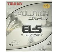 Tibhar Evolution EL-S Table Tennis Rubber (Black, 1,7 - 1,8 mm)