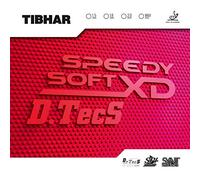 Tibhar rubber Speedy Soft XD D.Tecs, red, 1.5 mm