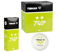 Tibhar Table Tennis Ball T40+ ** 2 Stars | 10 or 100 Pieces | White | Training Ball for Competition Level Professionals Made of ABS Plastic (Pack of 100)