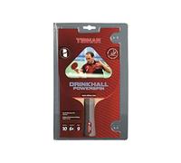 Tibhar Table Tennis Racket Drinkhall Powerspin Bat, ITTF Approved, 5-Ply Blade, 4.5" Grip, Spin 9