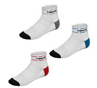 Tibhar Table Tennis Socks Classic Plus Sports Socks Functional Socks Men, white / blue, 42-44