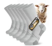 TIBISI Mens Socks Cushion Moisture Wicking Breathable,Merino Wool Socks,3 pairs