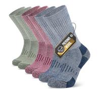 TIBISI Mens Socks Cushion Moisture Wicking Breathable,Merino Wool Socks,3 pairs