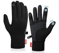 TIBISI Thermal Cycling Gloves Winter for Men & Women Windproof Touchscreen Anti-slip Shock-absorbing Pad Outdoor Bicycle Biking Running Gloves