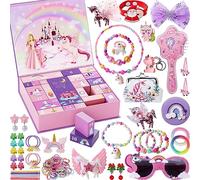 Tiblue Advent Calendar 2024 Girls - Unicorns Gifts for Girls Christmas Countdown Calendar 24 Days of Surprises Gifts for Daughter, Granddaughters, Girls Xmas Jewelry Advent Calendar Gifts for Teen Kid