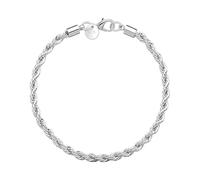 Tibond S925 Silver Bracelets for Womens Gilrs Charm Link Chain Bracelet Dainty 3/4/5/6mm Versatile bracelets for Friends Daughter Sister Mum Christmas Birthday (4mm-Twisted Chain)