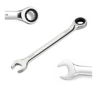 TIBOO DAY 72-Tooth Ratchet Wrench 16mm Ratcheting Combination Spanner | CR-V Steel, 5° Swing Arch Metric 12 Point Ratchet Box Wrench Spanner with Precision Movement for Tight Spaces