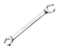 TIBOO DAY Flare Nut Wrench, 15mm x 17mm Double Open End Metric Wrench for Removing and Replacing Nuts for Automotive Repairs and Household Maintenance