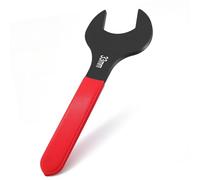 TIBOO DAY Single Open End Wrench 33mm Metric Open-Ended Wrenches Thin Carbon Steel U-Shaped Spanner Blackening Wrench & Red Handle for Automotive Repair