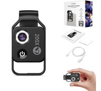 Tibue Nano Zoom 2 with 200x Magnification, LED Light - Universal Clip (Black)