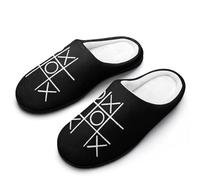 Tic And The Tac Crosses Board Women's Slippers Warm Soft House Shoes Winter Indoor And Outdoor 11-12(42-43)