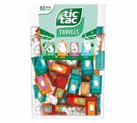 TIC TAC Box with 60 Mini Boxes (Mint, Orange, Spearmint, Peach and Passion fruit) 234g by Tic Tac