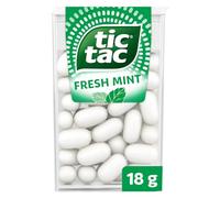 Tic Tac Classic Fresh Mints Sweets, Travel Essentials, Party Bag Fillers, On the Go Refreshment, Bulk Box of 24 x 18g Packs