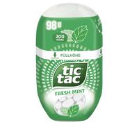 Tic Tac Fresh Mint Sweets, Tic Tacs Sweets for Party Bags, On the Go Refreshment, Bulk Box of 8 x 200 Fresh Mints