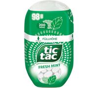 Tic Tac Fresh Mint Sweets, Tic Tacs Sweets for Party Bags, On the Go Refreshment, Bulk Box of 8 x 200 Fresh Mints