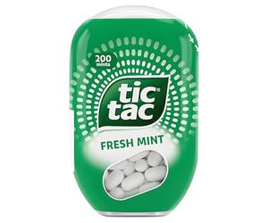 Tic Tac Fresh Mint Sweets; Tic Tacs Sweets for Party Bags; On the Go Refreshment; Bulk Box of 8 x 200 Fresh Mints