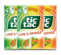 Tic Tac Freshmints 12 Pack Lemon and Orange Flavoured Breath Freshening Mints Pocket Sized Flip Top Dispensers Long Lasting Freshness Refreshing Mints Ideal for Travel Car Office or On The Go Convenie