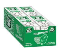 Tic Tac Freshmints - 12 Pack | Sugar-Free Breath Freshening Mints in Pocket-Sized Flip-Top Dispensers | Long-Lasting Minty Freshness | Refreshing Mints for Travel, Car, Office or On-the-Go